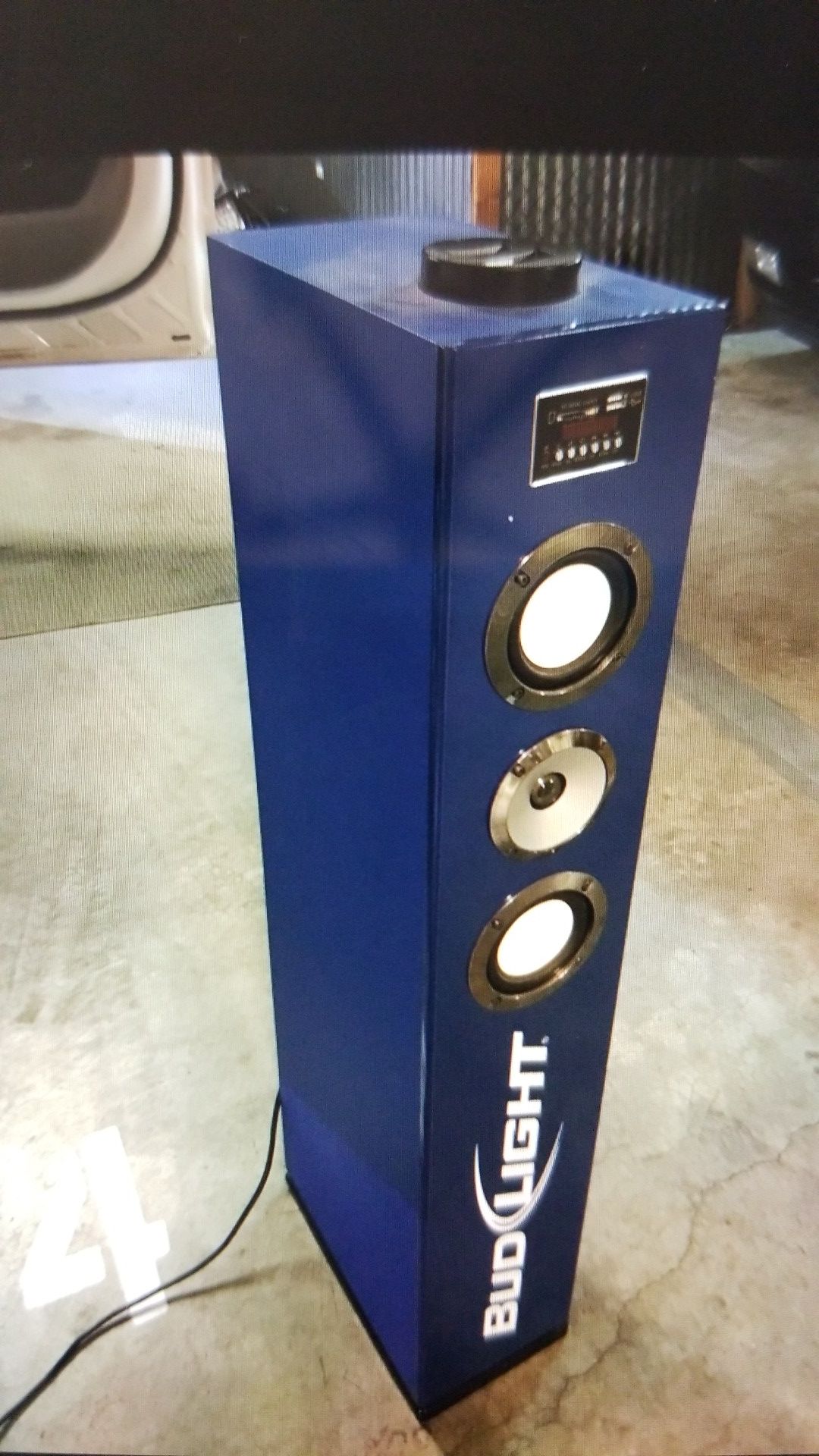Bud light Tower Party Speaker Garage Guitar Microphone for Sale in San