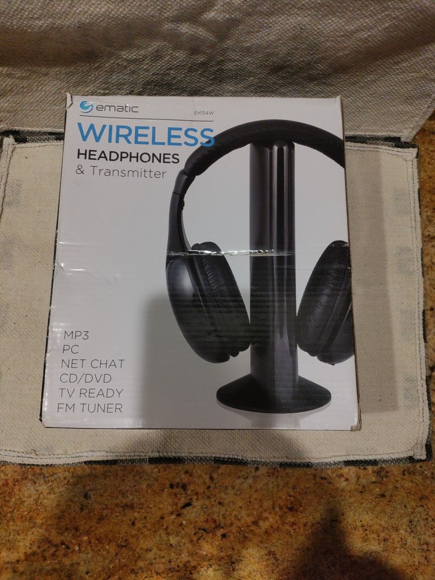 Ematic Brand Television Wireless Headphones