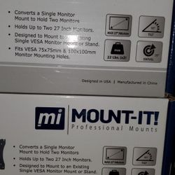 Duel Monitor Brackets 