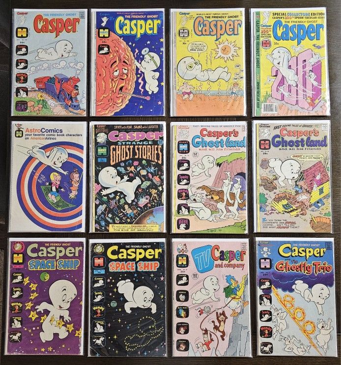 Casper The Friendly Ghost Special LOT- Harvey Comics 1970's π» VF+