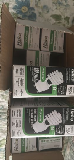 Focos De Espiral Son 9 En Total De 100 Watts Solo Efectivo