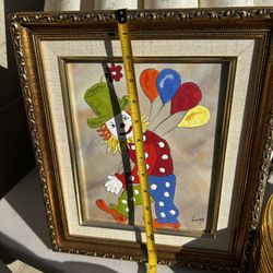 Lucy Painting On Metal Sheet 