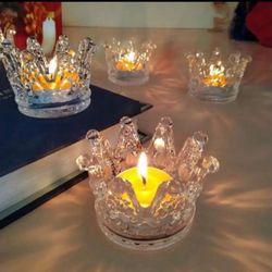 Cute Small Crown Candle Holder $6 Each 