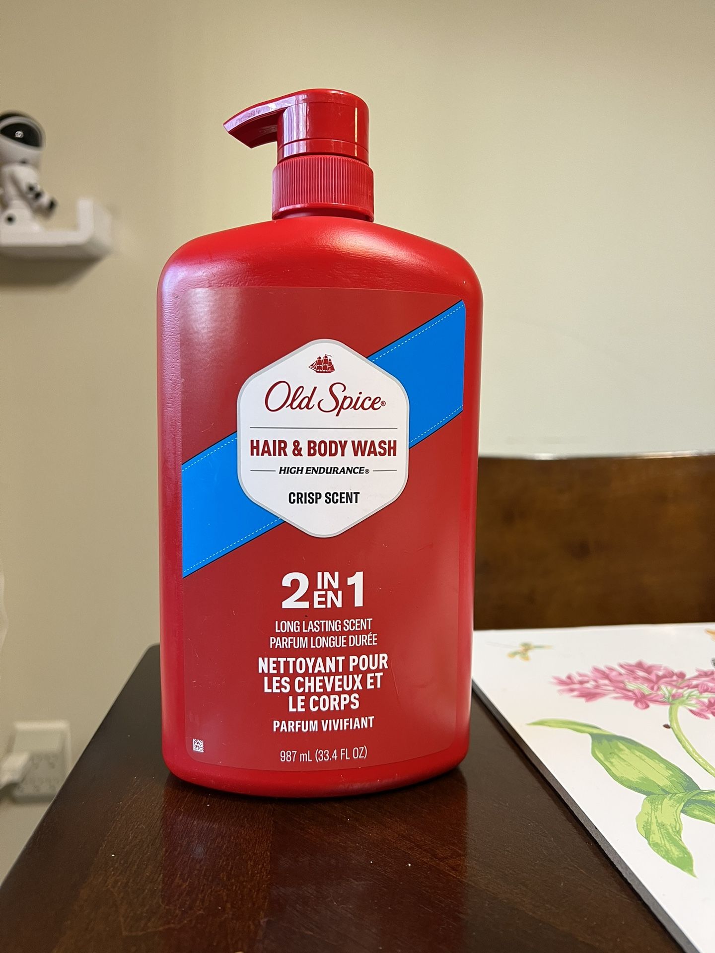 Old Spice Body Wash & Hair High Endurance (33.4 Fl Oz)