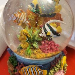 Big Tropical Fish Waterglobe