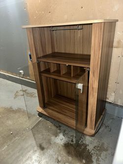 Light Brown Wooden Bar