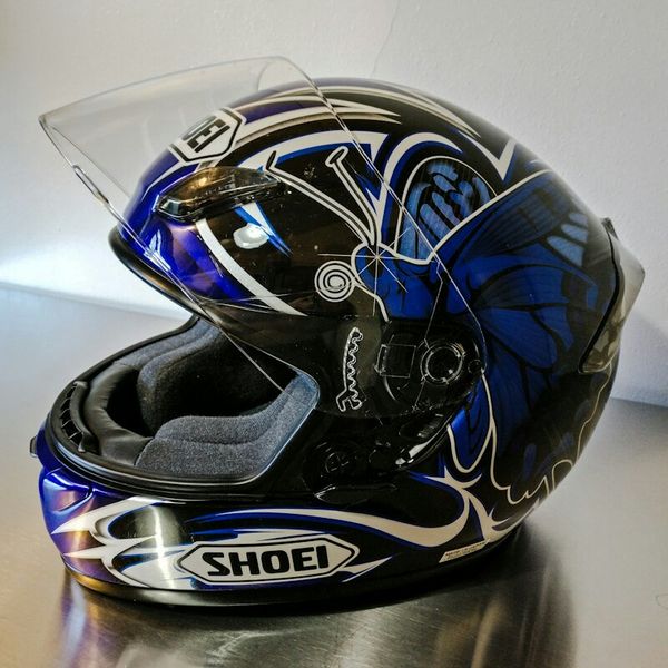 Shoei RF-1000 Blue Butterfly Helmet (Size XXS) for Sale in Seattle, WA