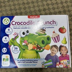 NWT Crocodile crunch educational game 
