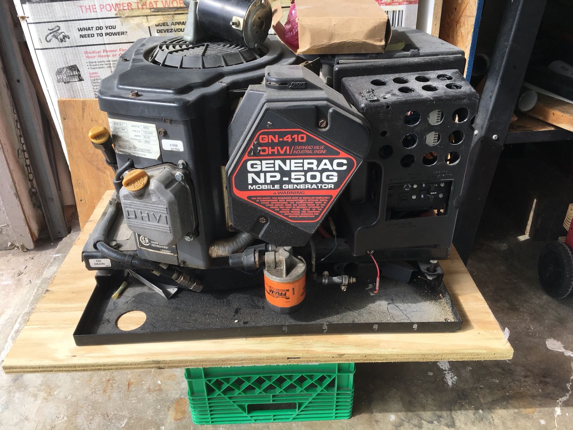 Generac NP 50g RV Generator