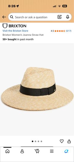 Brixton Women's Joanna Straw Hat 👒