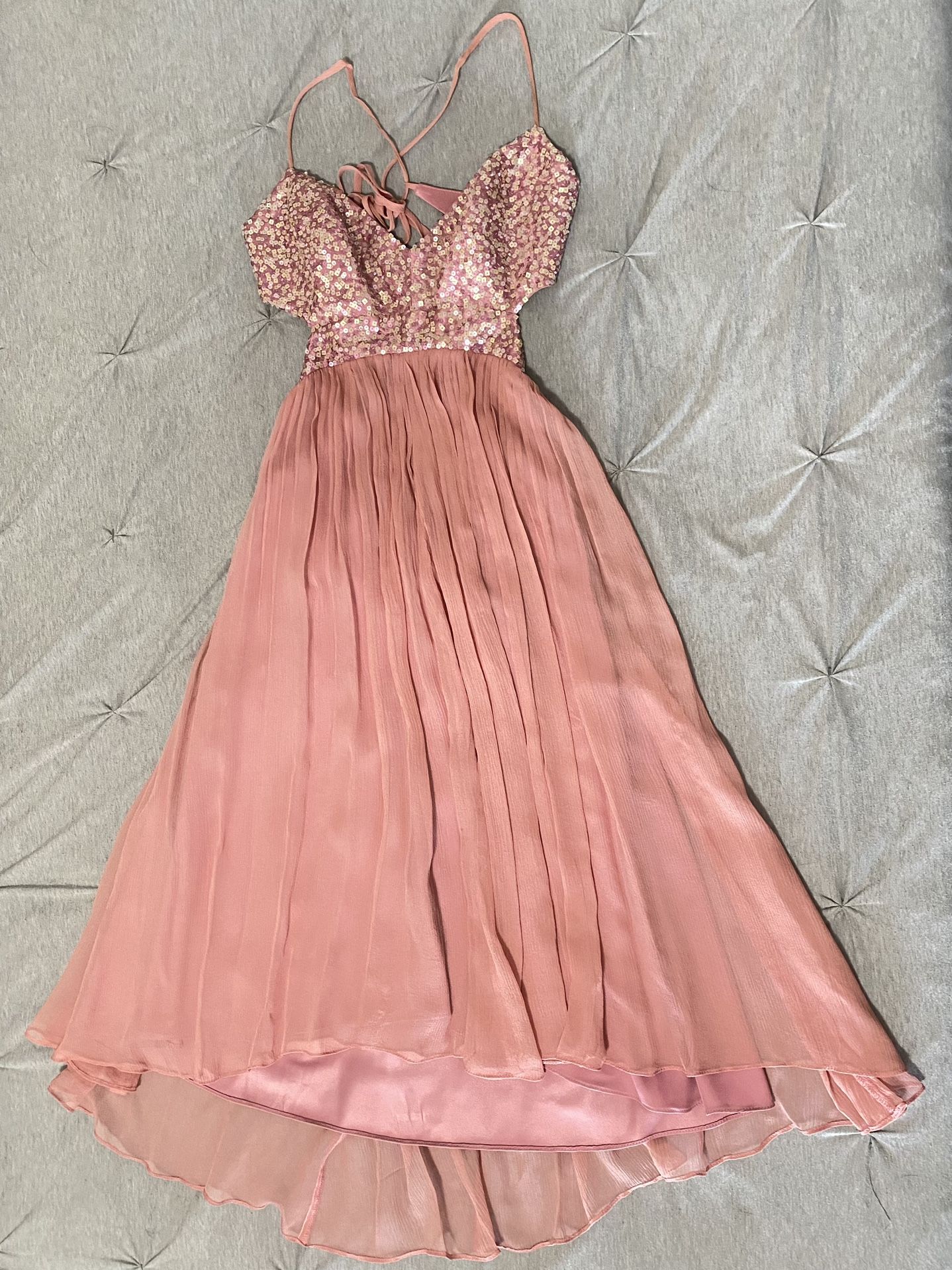 BCBGMaxazria Pink Sequin Dress