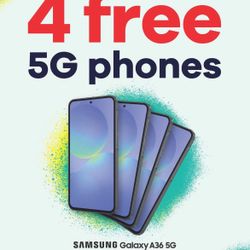 Free 4 Samsung Galaxy A36 On Us If You Switch!