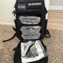Brand New 45 L Wolfpak Meal Management Backpack 