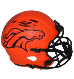 Denver Broncos Bo Nix signed helmet  obo