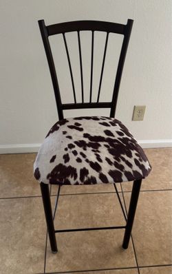 Cow print chair for sale