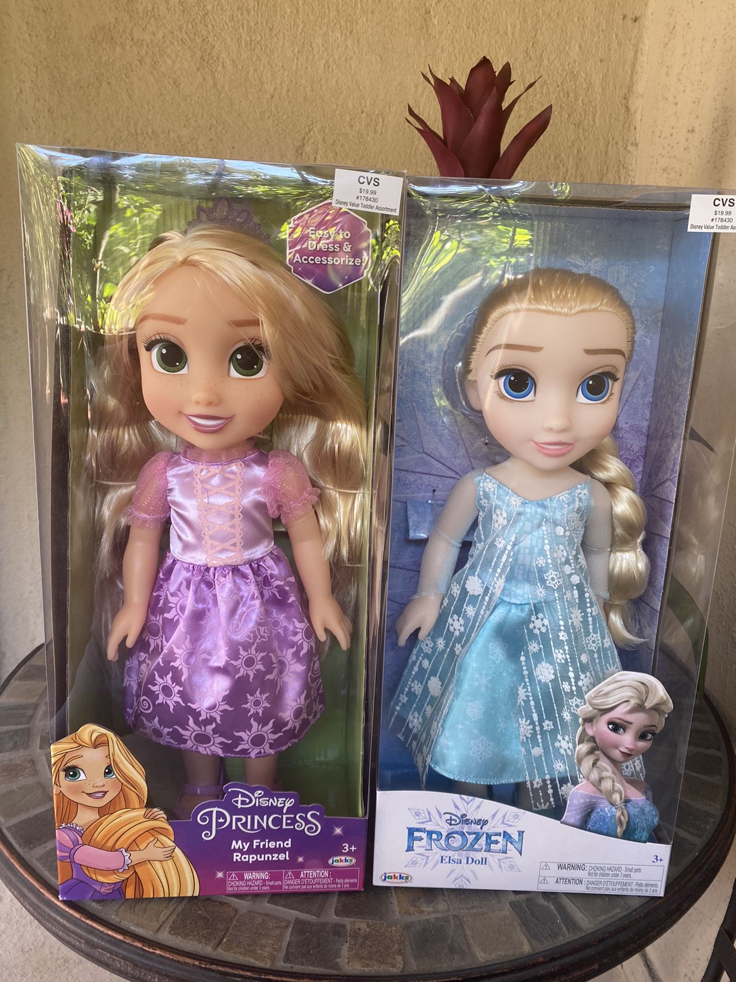 Disney Frozen Elsa & Disney Princess Repunzel Doll