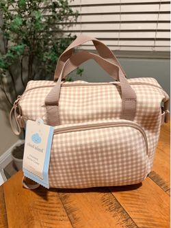 Cloud Island Gingham Bottle Cooler