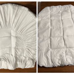 Like New Down Alternative Topper - Full Size Bed 