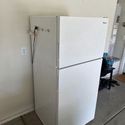 Amana Brand White Refrigerator Fridge - Clean Hardly Used