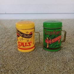 1960s Retro Salt & Pepper Shakers/Elton Kirby/Percival Duffin