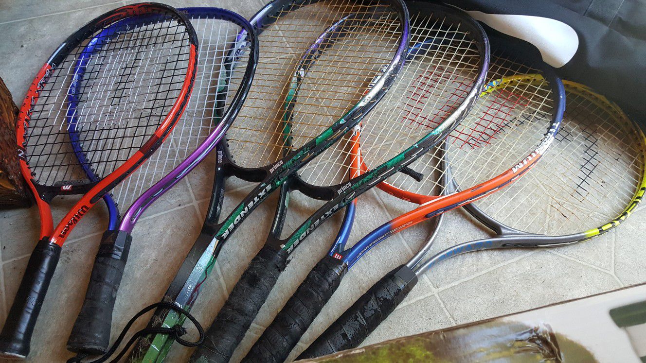 6 Tennis Rackets