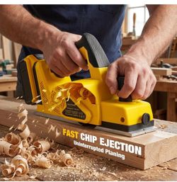 Cordless Wood Planer, Compatible with DeWalt 20V Max Battery, Tool Only