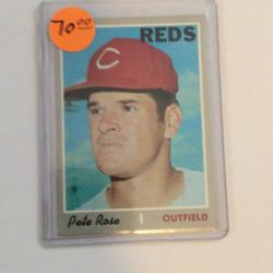 1970  Topps Baseball Card  Pete  Rose   #580