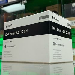 Sigma 10-18mm F/2.8 Camera Lens