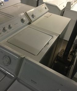 Whirlpool washer and dryer set/ 90 day warranty/ delivery and installation are available