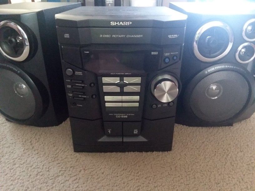Sharp CD-E99 CD And Tape Player!
