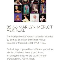 Marilyn Monroe vertical collection