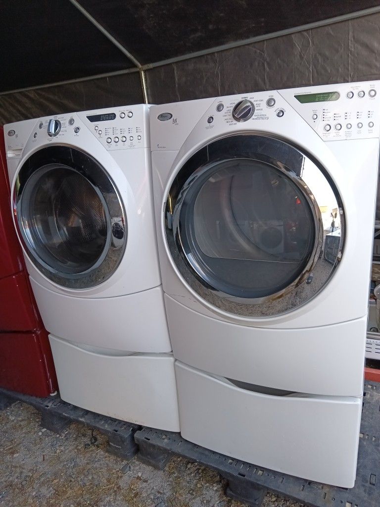 Whirlpool Front Load Washer And Dryer Set Both Works Good 💯