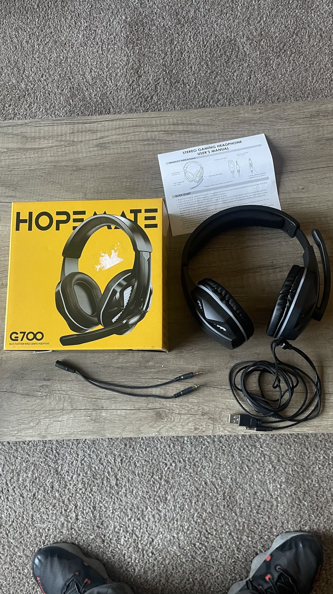 New Gaming Headset With Colorful LED Lights