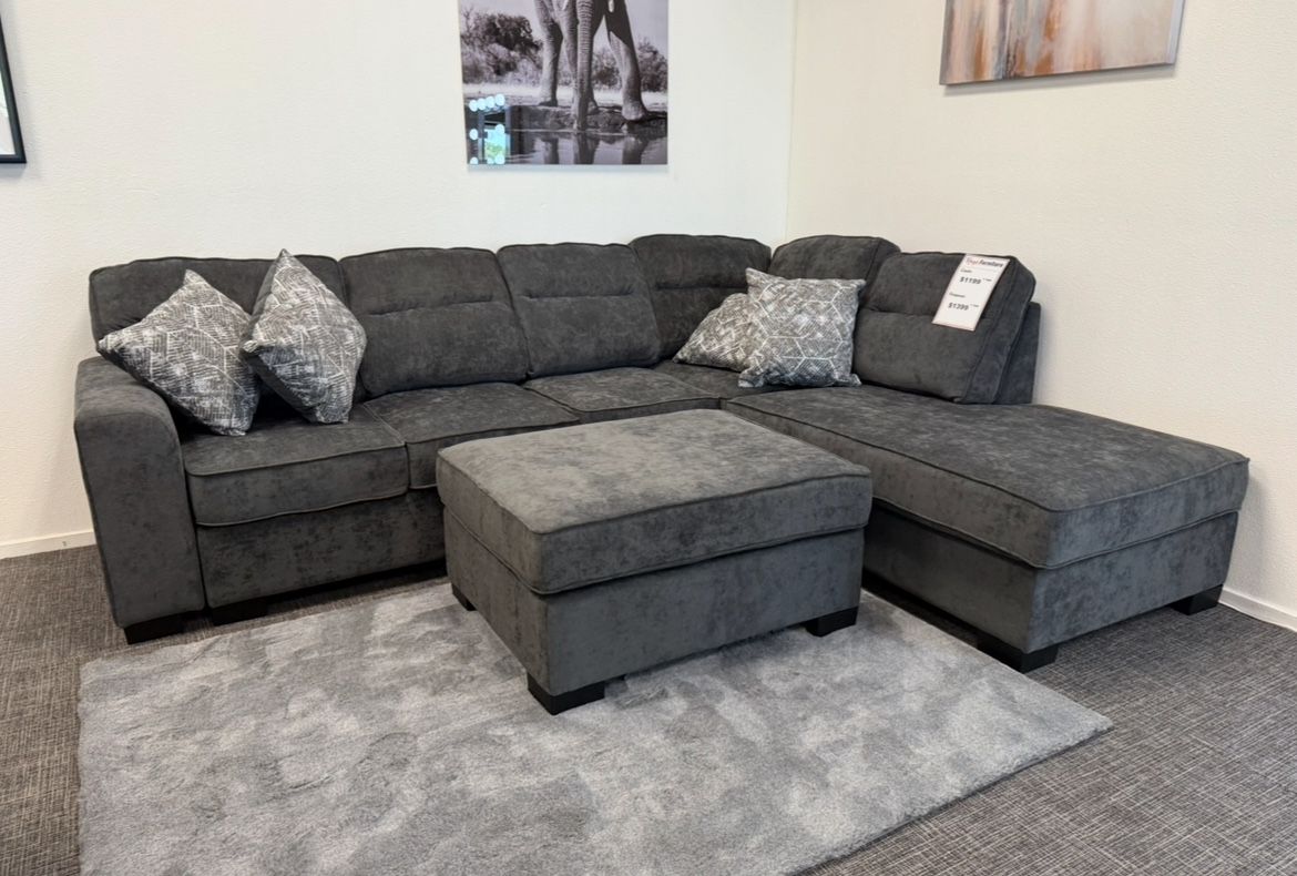 ποΈ Gray Sectional Comfort β Now $1199!