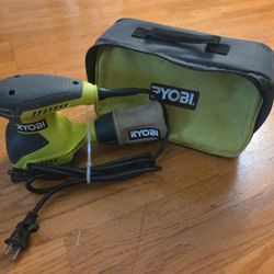 Ryobi 2A Corded 1/4" Sheet Sander w/ Soft Case & Pad Cover
