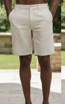 Men’s Linen Shorts 32 Slim