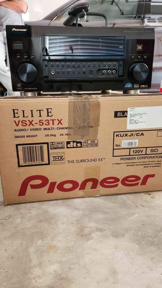 PIONEER ELITE VSX-53TX 7.1 HOME THEATER RECEIVER WITH REMOTE CONTROL $600 FINAL PRICE SAME DAY SHIPPING 