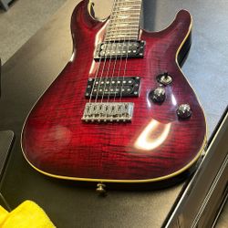 Red Guitar C7