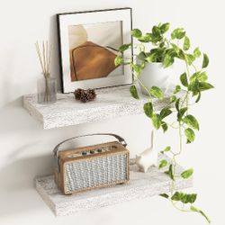 16Inch Floating Shelves for Wall 2 Pack Shelves