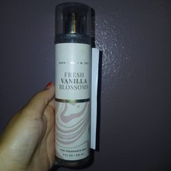 Bath And Body Works Fresh Vanilla Blossoms Fragrance Mist