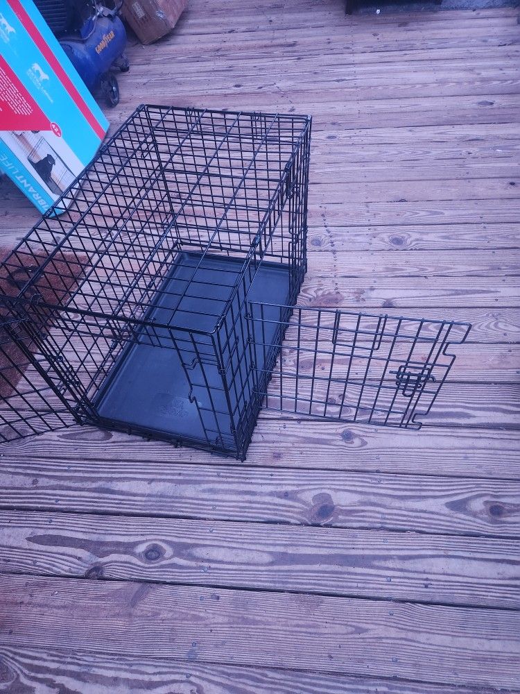 Double Door Small Dog Crate