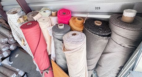 Unit 319 – Commercial Inventory,  fabric rolls