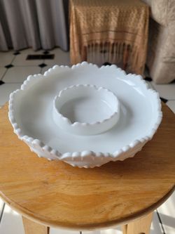 Fenton Milk Glass Ashtray
