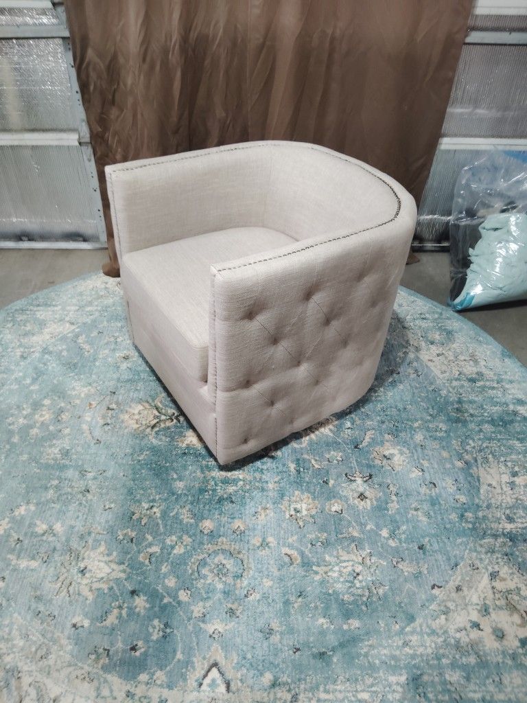 Olliiy Madison Barrel Swivel Chair