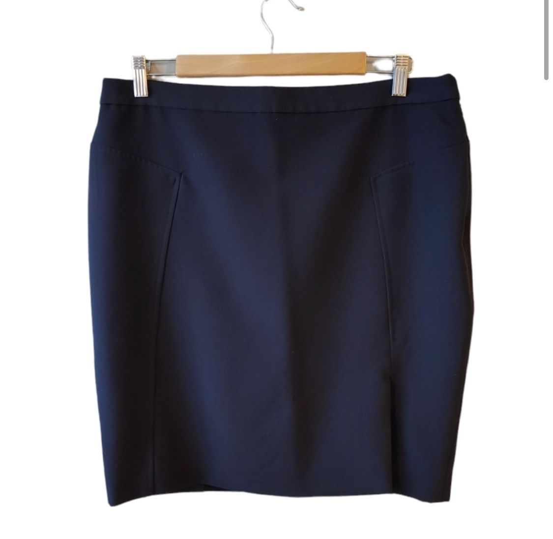 Banana Republic Navy Slit Skirt