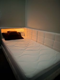 twin size bed LED light