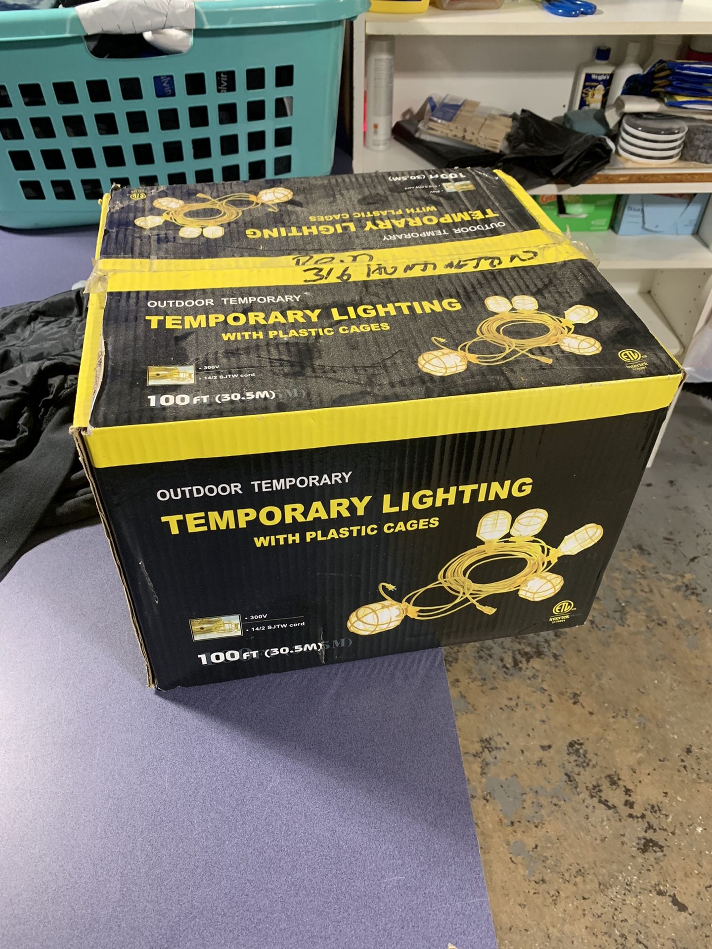 100’ Temporary Lights