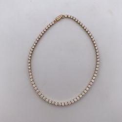 14k Yellow Gold LG 2.5ct Diamond Bracelet 7.5”