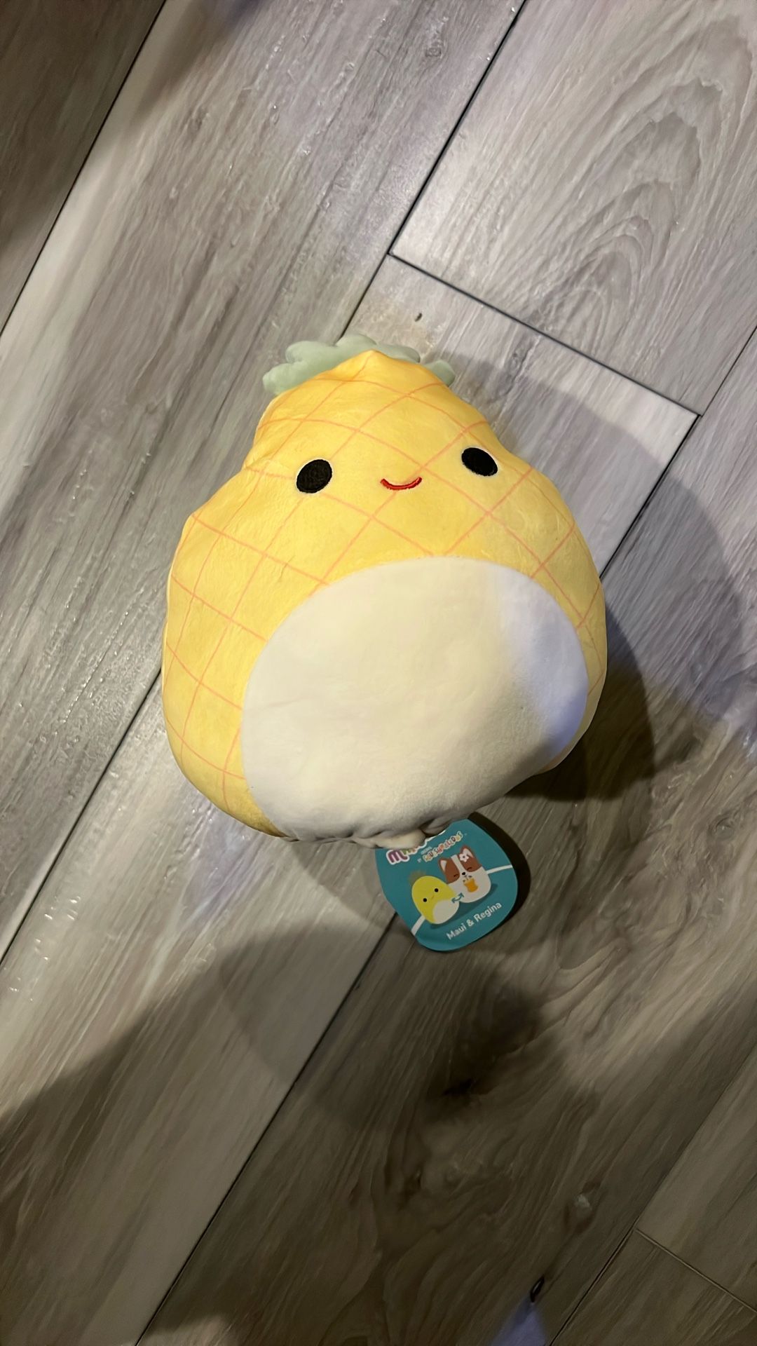Squishmallows Flipamallows Regina the Corgi w/ Drink / Maui the Pineapple 8" NWT
