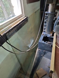 36 x 48 beveled glass table top